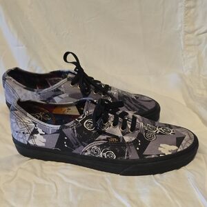 NEW!!! Vans Black and Gray AbstractPatterned Sneakers